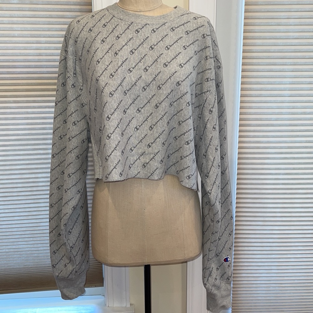 Champion Reverse Weave Print Crop Sweatshirt - image 5